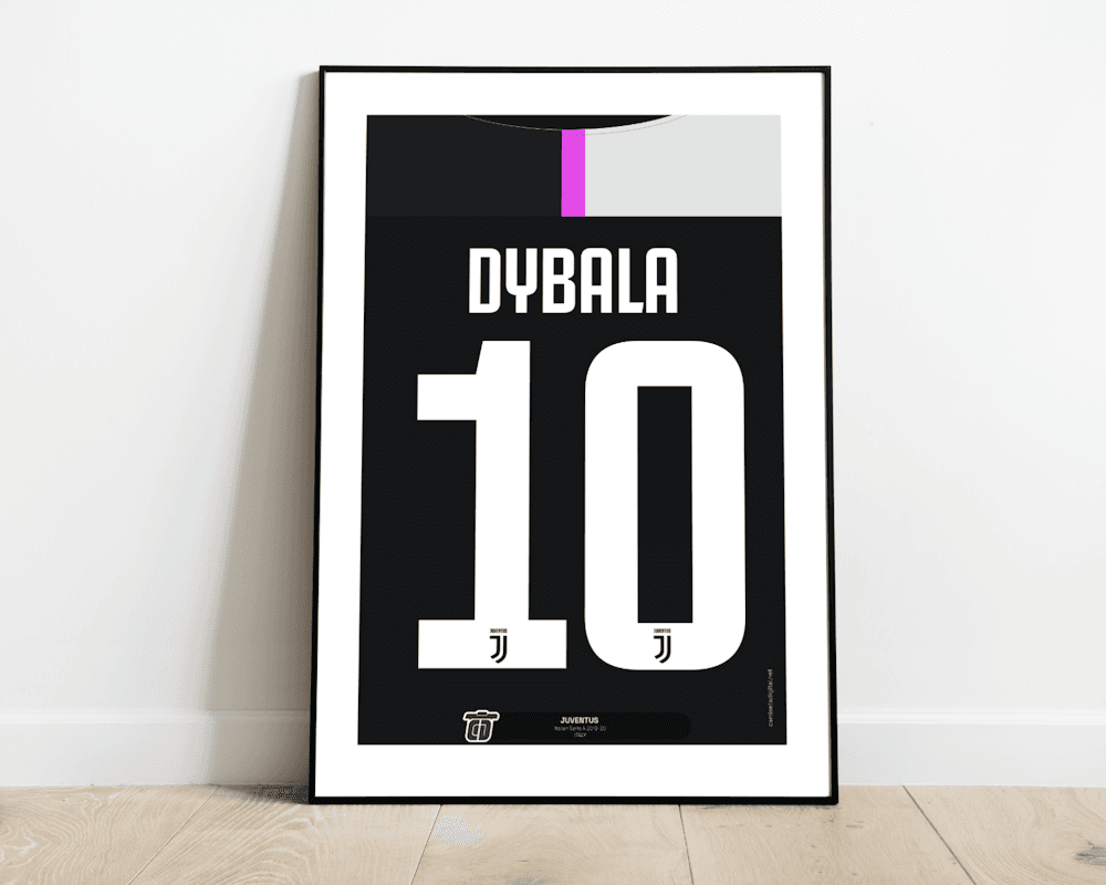 Poster Paulo Dybala Juventus 2019-20