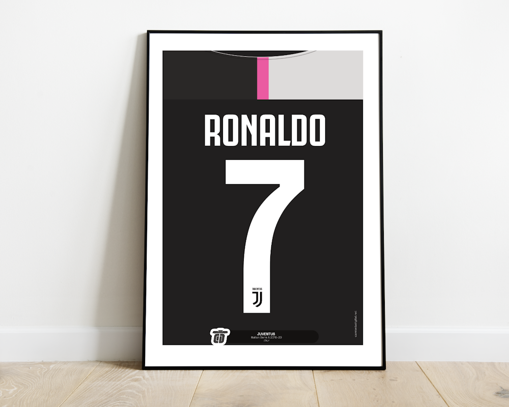 Poster Cristiano Ronaldo Juventus 2019-20